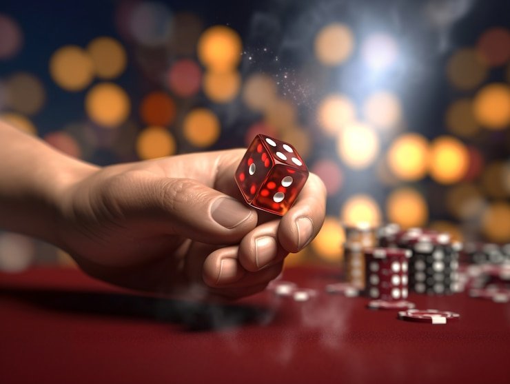 Texas Poker table view on nagamastoto mobile—betting interface and community cards
